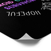 Kankeroverlevende 5 poster (Hoek)