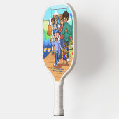 Kankeroverlevende standaard zwarte pickleball pedd pickleball paddle (Links)