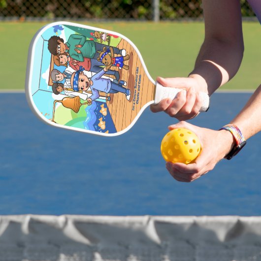 Kankeroverlevende standaard zwarte pickleball pedd pickleball paddle (Insitu)