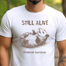 Kankeroverlevende wilde opossum Shirt, losgeslagen T-shirt