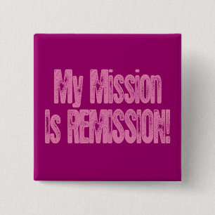 Kankerremissie roze Button
