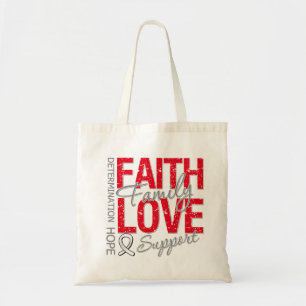 Kankerverwekkende slogan Collage Lung-kanker Tote Bag