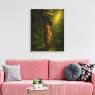 Kanneplant: Toxische Elegantie Impressionistische Canvas Afdruk