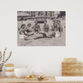 Kannes, druk van 1930 poster (Keuken)