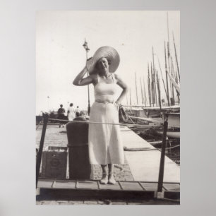 Kannes in de jaren dertig poster