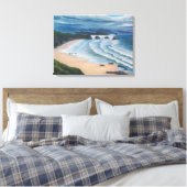 Kannon Beach Seascape Painting Canvas Afdruk (Insitu (Slaapkamer))