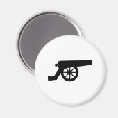 Kannon voor de burgeroorlog magneet (Voorkant / Achterkant)