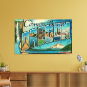 Kannonband, oregon - grote letterscènes canvas afdruk (Insitu (Woonkamer))