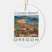 Kannonstrand ~ Oregon Keramisch Ornament (Links)
