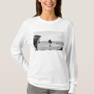 Kannonstrand, oregon scène met naalden t-shirt