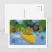 Kano in de waterkunst briefkaart (Voorkant / Achterkant)