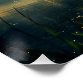 Kano in een rivier perfect poster (Hoek)