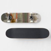 Kano in water met Taj Mahal, Agra, India Skateboard (Horizontaal)