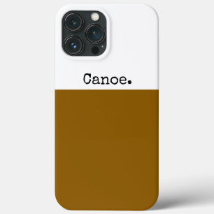 KANO Modern Gouden Bruin Wit Kleurenblok iPhone 13 Pro Max Hoesje