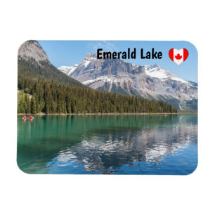 Kano op het beroemde Emerald Lake - Yoho NP, Canad Magneet