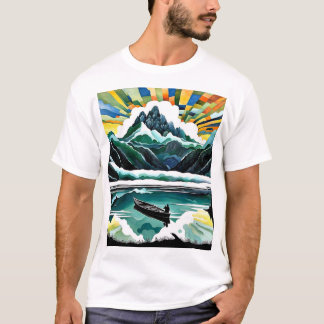 Kano op het meer 2 t-shirt