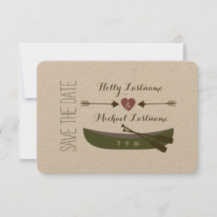 Kano + pijlen met harthuwelijk sparen de datum save the date