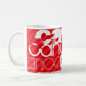 kano; Scarlet Red Stripes Koffiemok (Links)