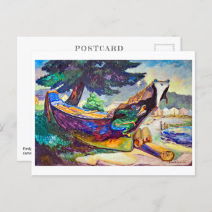 kano uit de indiaanse oorlog   Emily Carr   BRIEFK Briefkaart