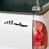 Kanoeën Bumpersticker (Op Truck)