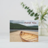Kanoën bij Water's Edge Bedankt Briefkaart (Staand voorkant)