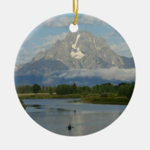 Kanoën in Grand Teton National Park Keramisch Ornament