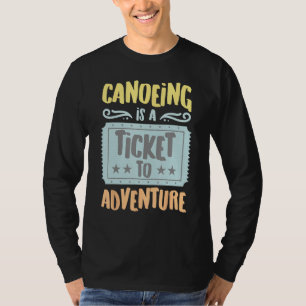 Kanoën is een ticket naar de avontuurlijke vintage t-shirt