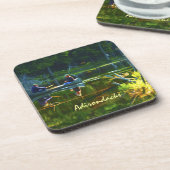 Kanoestellen in de Adirondacks Drankjes Onderzetter (Linkerzijde)