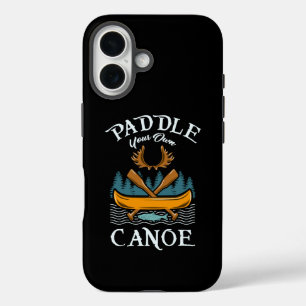 Kanoestellen - Paddle Your Own Canoe iPhone 16 Hoesje