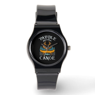 Kanoestellen - Paddle Your Own Canoe Horloge