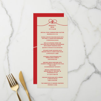 Kanoet Union Dubbel Geluk Chineese Trouwdag Menu