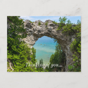 Kanoing op Arch Rock Briefkaart