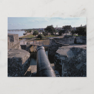 Kanon op Castillo de San Marcos Briefkaart