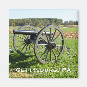 Kanon op het slagveld Gettysburg Magneet