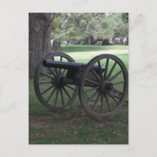 Kanon voor de burgeroorlog in Gettysburg Briefkaart