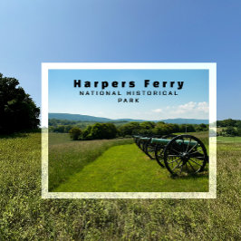 Kanonnen, Burgeroorlog, Harpers Ferry NHP Briefkaart
