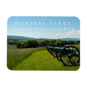 Kanonnen, nationaal historisch park Harpers Ferry Magneet
