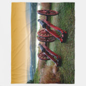 KANONNEPAAR FLEECE DEKEN (Voorkant)