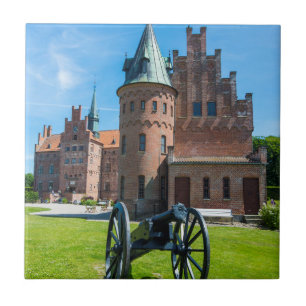 Kanons bij kasteel Egeskov Tegeltje