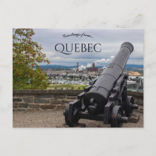 Kanons in Quebec Canada Briefkaart