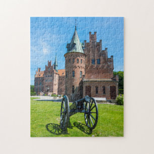 Kanonskuk bij kasteel Egeskov Legpuzzel