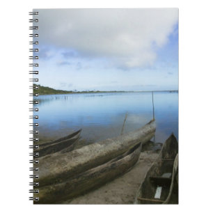 Kano's op het strand, Antananarivo, Madagaskar Notitieboek