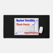 Kans op beurshandel voor aandelen bureaumat (Keyboard & Muis)