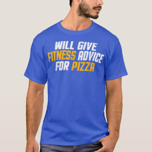 Kans op de loopbaan, gym Trainer funny geeft fitne T-shirt