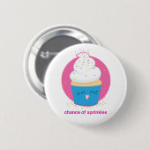 Kans op springen ronde button 5,7 cm (Voorkant /achterkant)