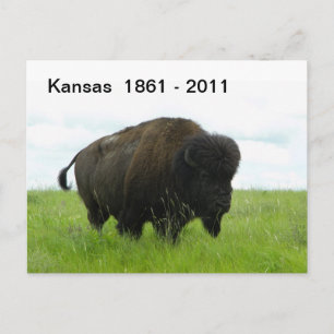 Kansas 1861 - 2011 briefkaart