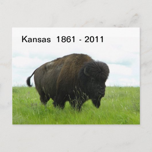 Kansas 1861 - 2011 briefkaart (Voorkant)
