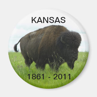 Kansas 1861 - 2011 magneet