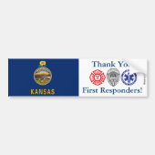 Kansas bedankt eerste reacties bumpersticker (Voorkant)