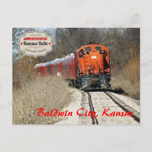Kansas Belle - Motor 142 Briefkaart (Voorkant)